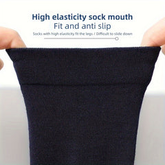 10 Pairs Casual Crew Socks for Men & Women