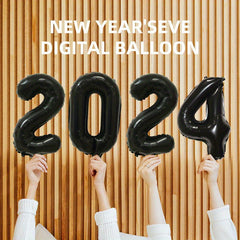 Large Number Aluminum Foil Balloon Set Birthday Decoration Balloon