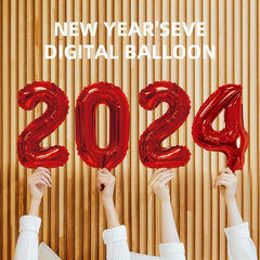 Large Number Aluminum Foil Balloon Set Birthday Decoration Balloon