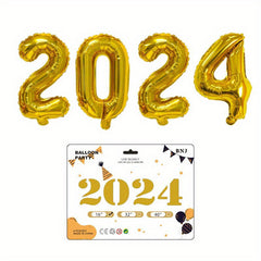 Large Number Aluminum Foil Balloon Set Birthday Decoration Balloon