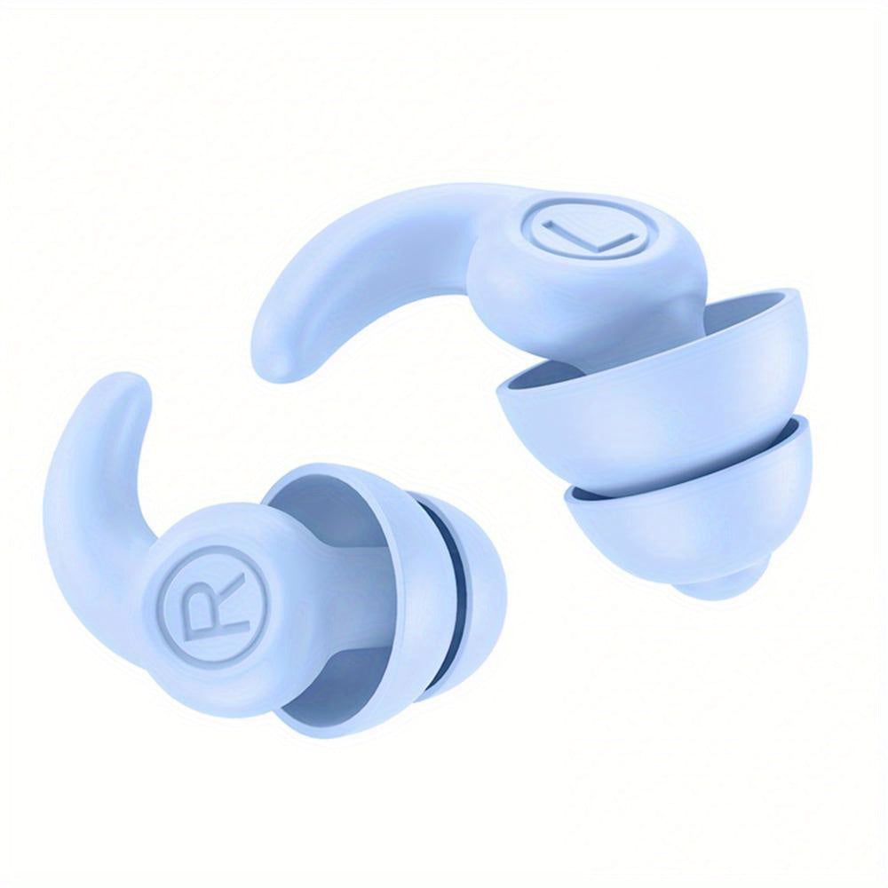 Waterproof Swimming Ear Plugs - Soft Silicone Earplugs for Seaside and Pool
