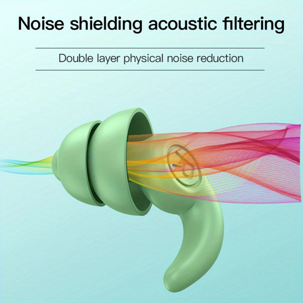 Waterproof Swimming Ear Plugs - Soft Silicone Earplugs for Seaside and Pool
