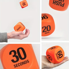 Fitness Decision Dice for Workout Routines, 4pc Set