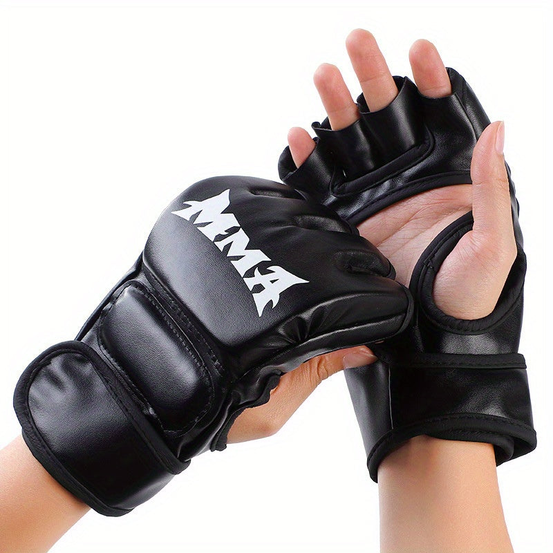 Taekwondo Karate Gloves Half Finger Protective Gear