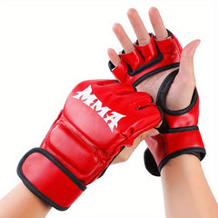 Taekwondo Karate Gloves Half Finger Protective Gear