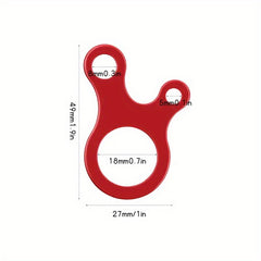 8pcs Windproof Rope Buckles Tent Rope Adjuster Tool