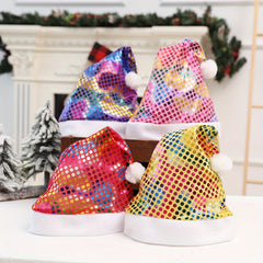 1pc Colorful Beads Christmas Hat Party Decoration Gift