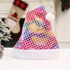 1pc Colorful Beads Christmas Hat Party Decoration Gift