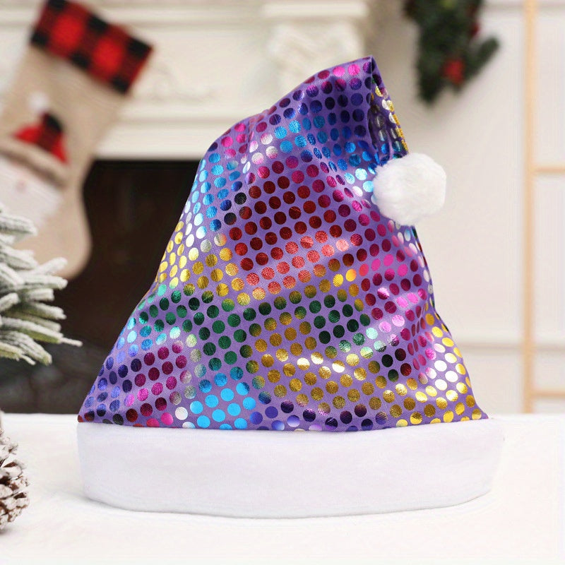1pc Colorful Beads Christmas Hat Party Decoration Gift
