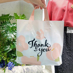 10pcs Flower Gift Bag Thank You Tote Summer Wedding Bir