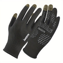 Men's Sunscreen Gloves Anti-slip Touch Screen Outdoor Mittens