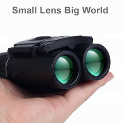 HD Powerful Binoculars Long Range Folding Mini Telescope For Sports