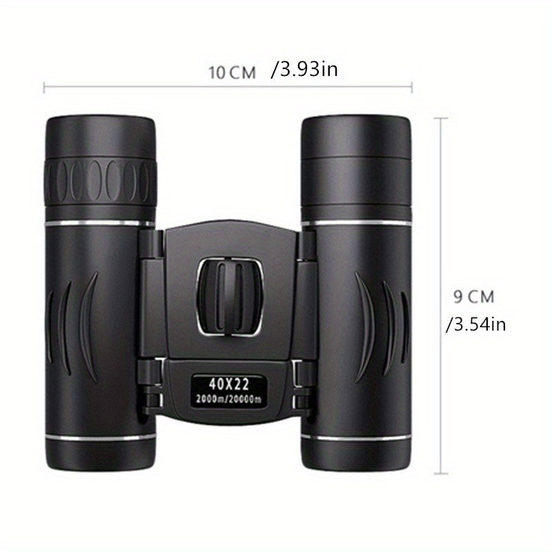 HD Powerful Binoculars Long Range Folding Mini Telescope For Sports
