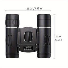 HD Powerful Binoculars Long Range Folding Mini Telescope For Sports