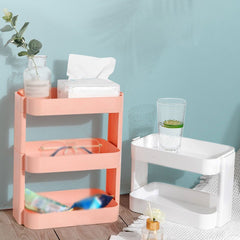 Makeup Organizer Cosmetic Storage Rack Display Case For Vanity Bathroom