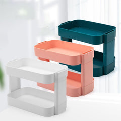 Makeup Organizer Cosmetic Storage Rack Display Case For Vanity Bathroom