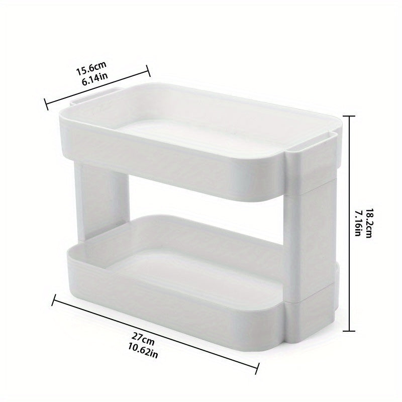 Makeup Organizer Cosmetic Storage Rack Display Case For Vanity Bathroom
