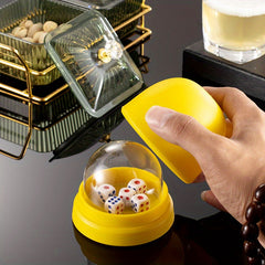 Anti Cheating Dice Toy Egg Shaped Dice Cup For KTV Pub Bar Party