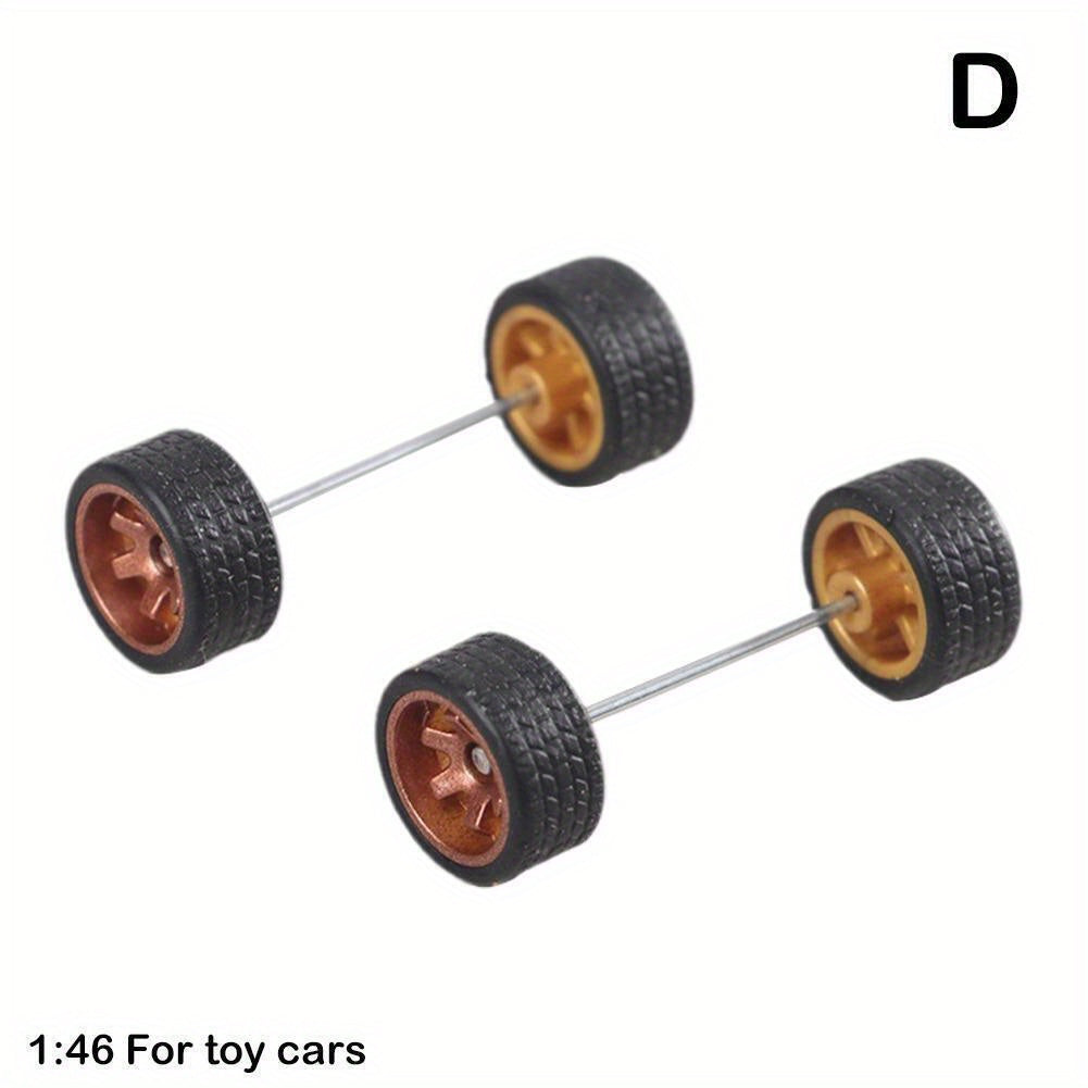 1/64 Diecast Drift Racing Car Model Accessory Set For Hotwheel - 6 Colors