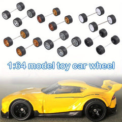 1/64 Diecast Drift Racing Car Model Accessory Set For Hotwheel - 6 Colors