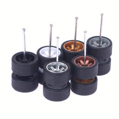 1/64 Diecast Drift Racing Car Model Accessory Set For Hotwheel - 6 Colors
