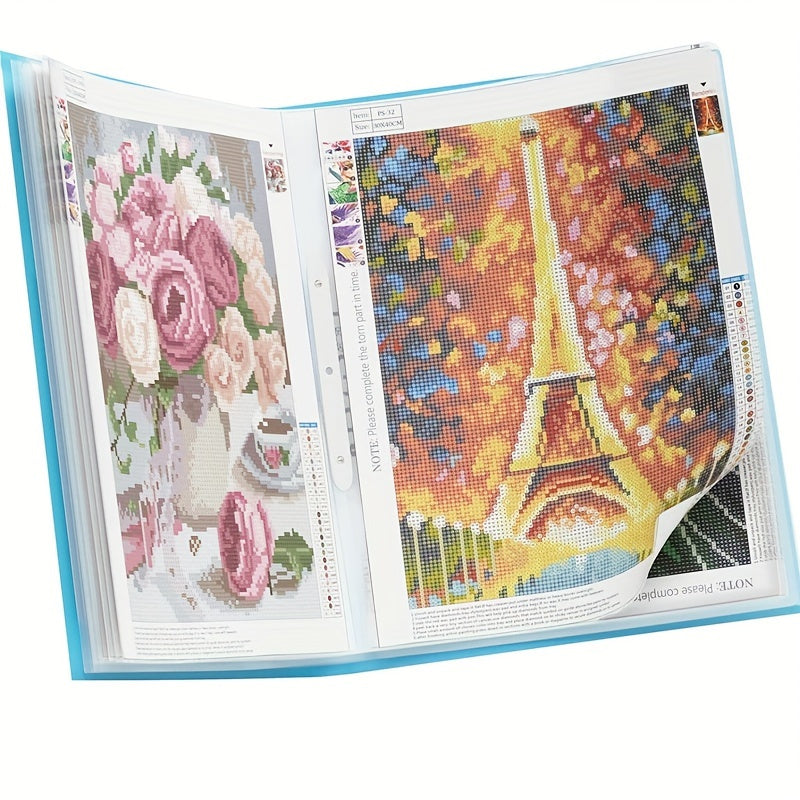 Diamond Painting Storage Book - Art Portfolio Folder with 30 Pages