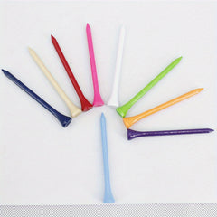 20pcs Random Golf Tee Durable Wooden Golf Tees Golf Course Supplies