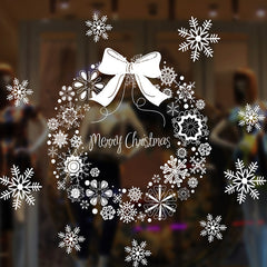 Snowflakes Window Clings Christmas Decor Xmas Party Supplies