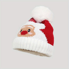 Winter Christmas Santa Claus Elk Hats Outdoor Warm Knitted Hat