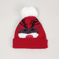 Winter Christmas Santa Claus Elk Hats Outdoor Warm Knitted Hat