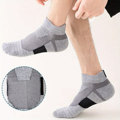 3 Pairs Men's Sports Socks Anti Slip Running Outdoor Thickened Ankle Socks