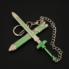 Metal Alloy Sword Model Keychain Keyring Pendant Gift