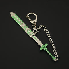 Metal Alloy Sword Model Keychain Keyring Pendant Gift