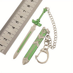 Metal Alloy Sword Model Keychain Keyring Pendant Gift