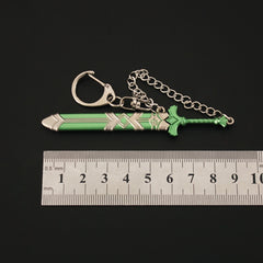 Metal Alloy Sword Model Keychain Keyring Pendant Gift