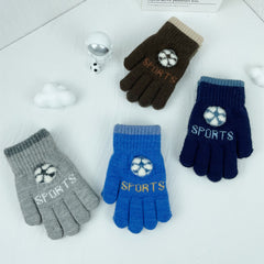 Knitted Fingerless Gloves for Students in Autumn and Winter