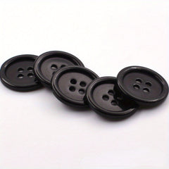 20pcs Resin Buttons Thin Edge 4 Eye Work Clothes Uniforms Clothing Accessories