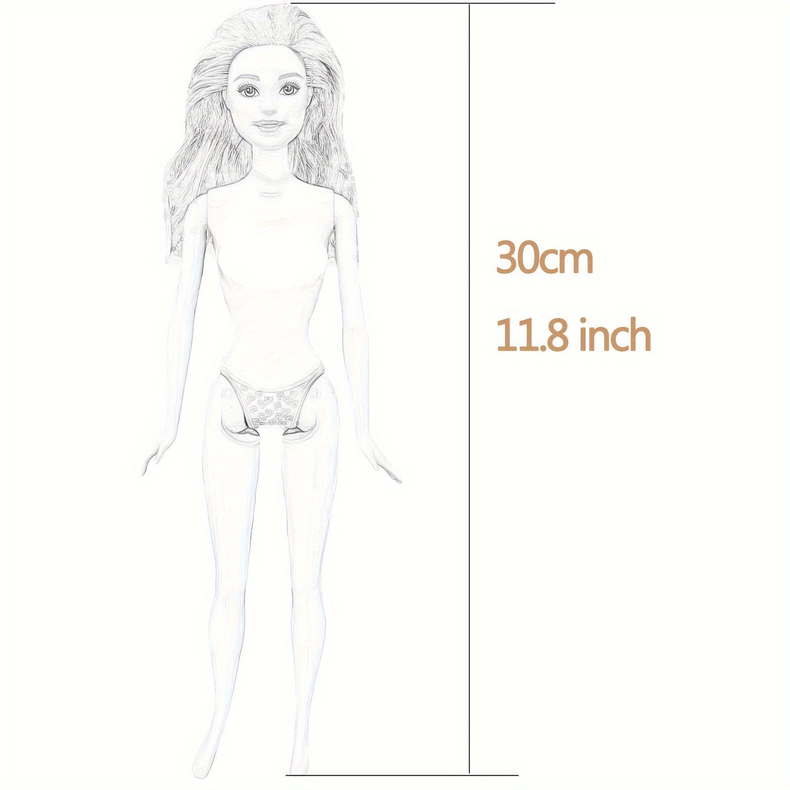 Mini Princess Bjd Doll Dress Doll Clothing Accessories Casual Clothes