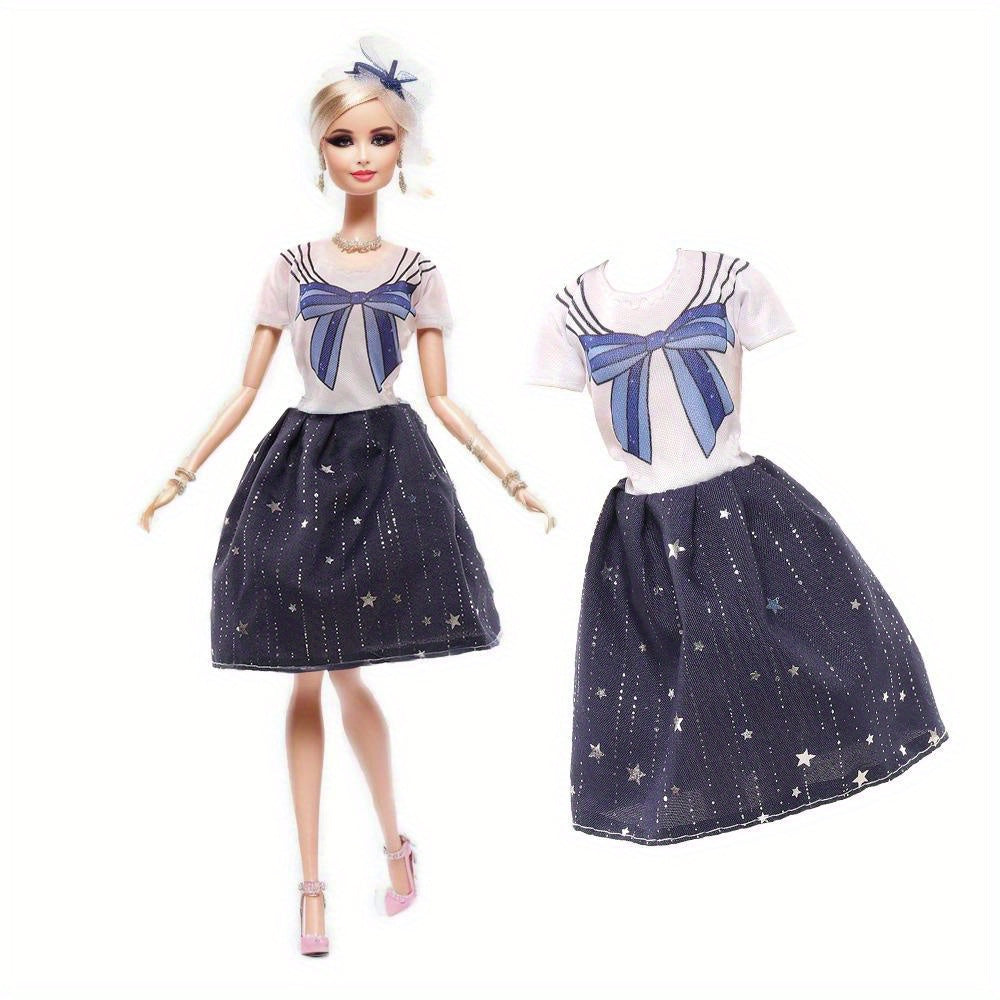Mini Princess Bjd Doll Dress Doll Clothing Accessories Casual Clothes