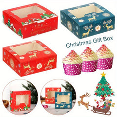 Christmas Candy Box Moon Cake Box Cake Box Packing Boxes DIY Christmas