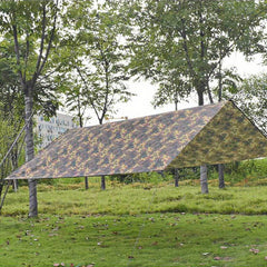 Outdoor Camouflage Sunshade Canopy for Camping Beach Picnic
