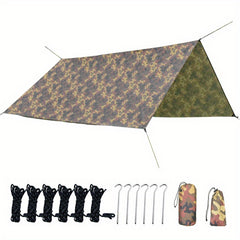Outdoor Camouflage Sunshade Canopy for Camping Beach Picnic