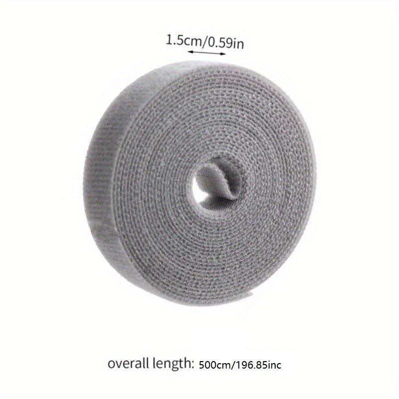 500cm Reusable Fastening Tape Cable Ties Hook and Loop Fastener