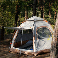 Waterproof Hexagonal Quick Opening Tent Outdoor Camping Single Layer Tent