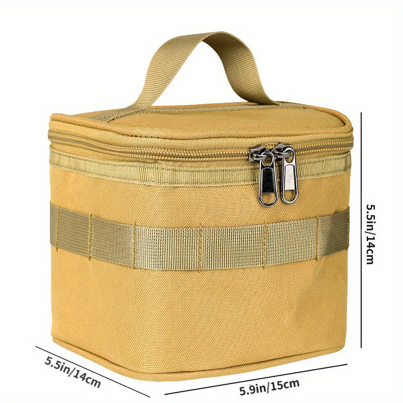 Outdoor Portable Storage Bag with Seasoning Bottle for BBQ