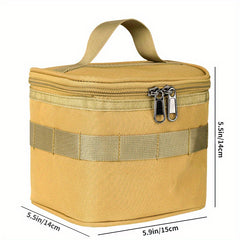 Outdoor Portable Storage Bag with Seasoning Bottle for BBQ