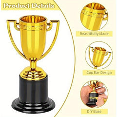 Mini Gold Trophy Award for Party Favors and Rewards