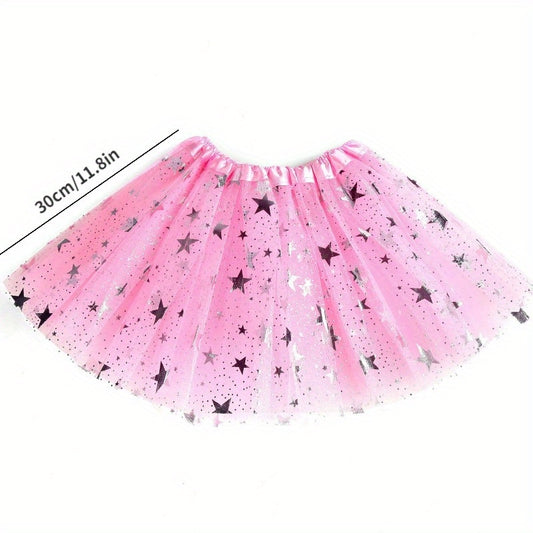 Mesh Skirt Dance Party Half Body Skirt