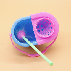 9pcs Cleaning Tools Set Dollhouse Furniture Toys for Pretend Play