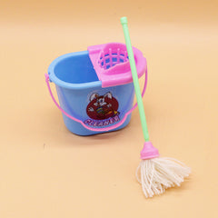 9pcs Cleaning Tools Set Dollhouse Furniture Toys for Pretend Play